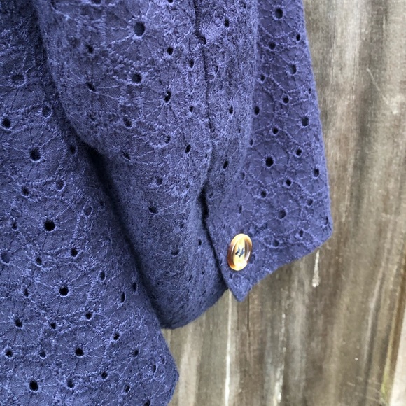 Cynthia Rowley Eyelet Jacket💙 - Picture 5 of 5